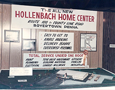 Design display for the new W. Hollenbach Co.